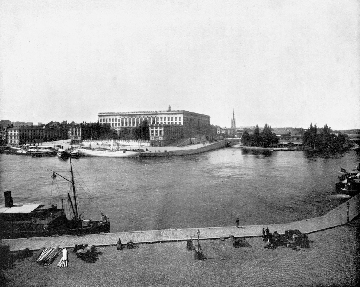 Královský palác, Stockholm, Švédsko, 1893. od John L. Stoddard