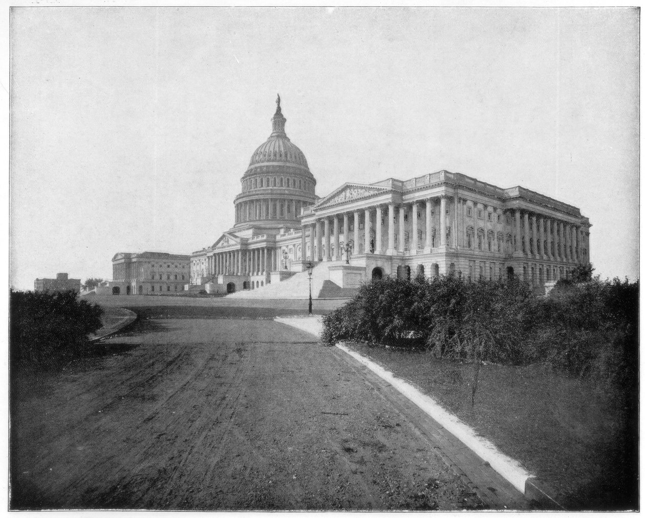 Kapitol, Washington DC, konec 19. století od John L. Stoddard