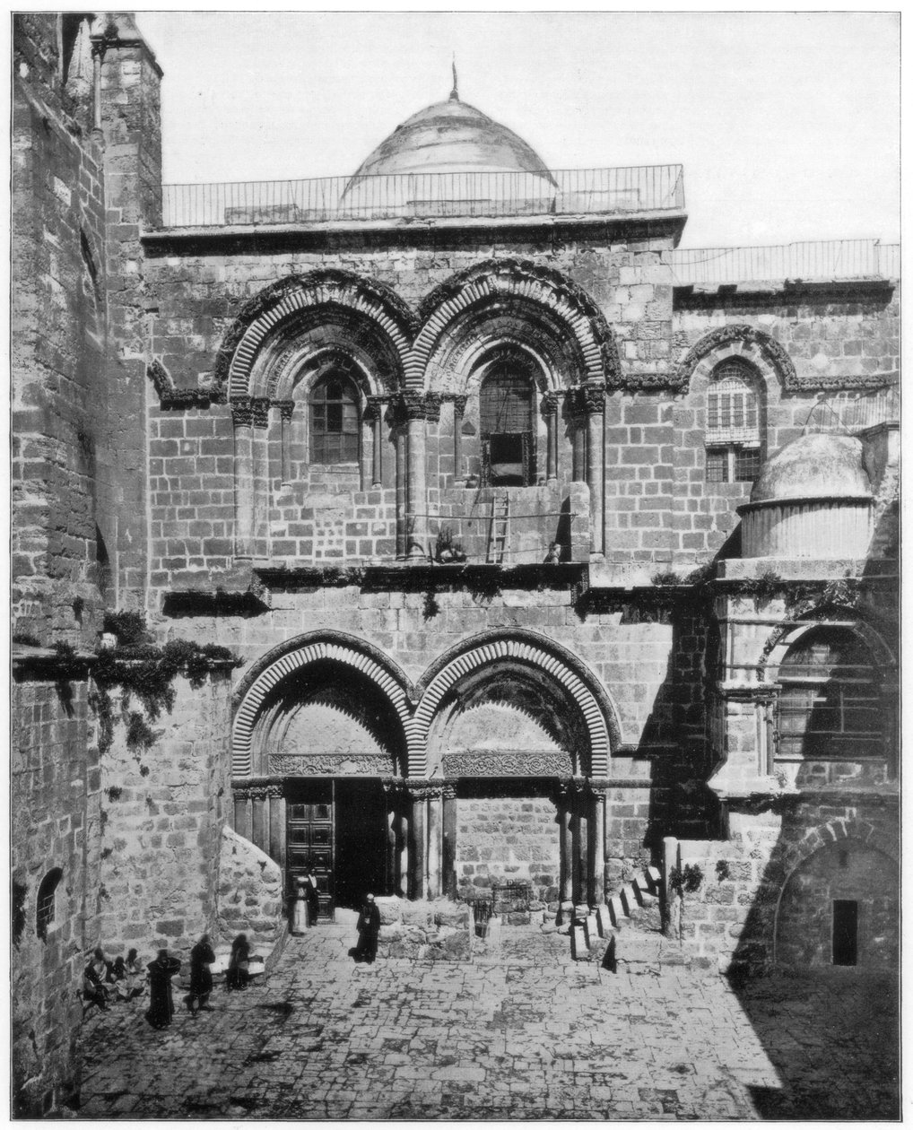 Kostel Božího hrobu, Jeruzalém, konec 19. století od John L. Stoddard