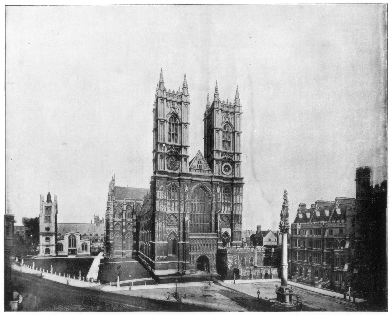 Westminsterské opatství, Londýn, konec 19. století od John L. Stoddard