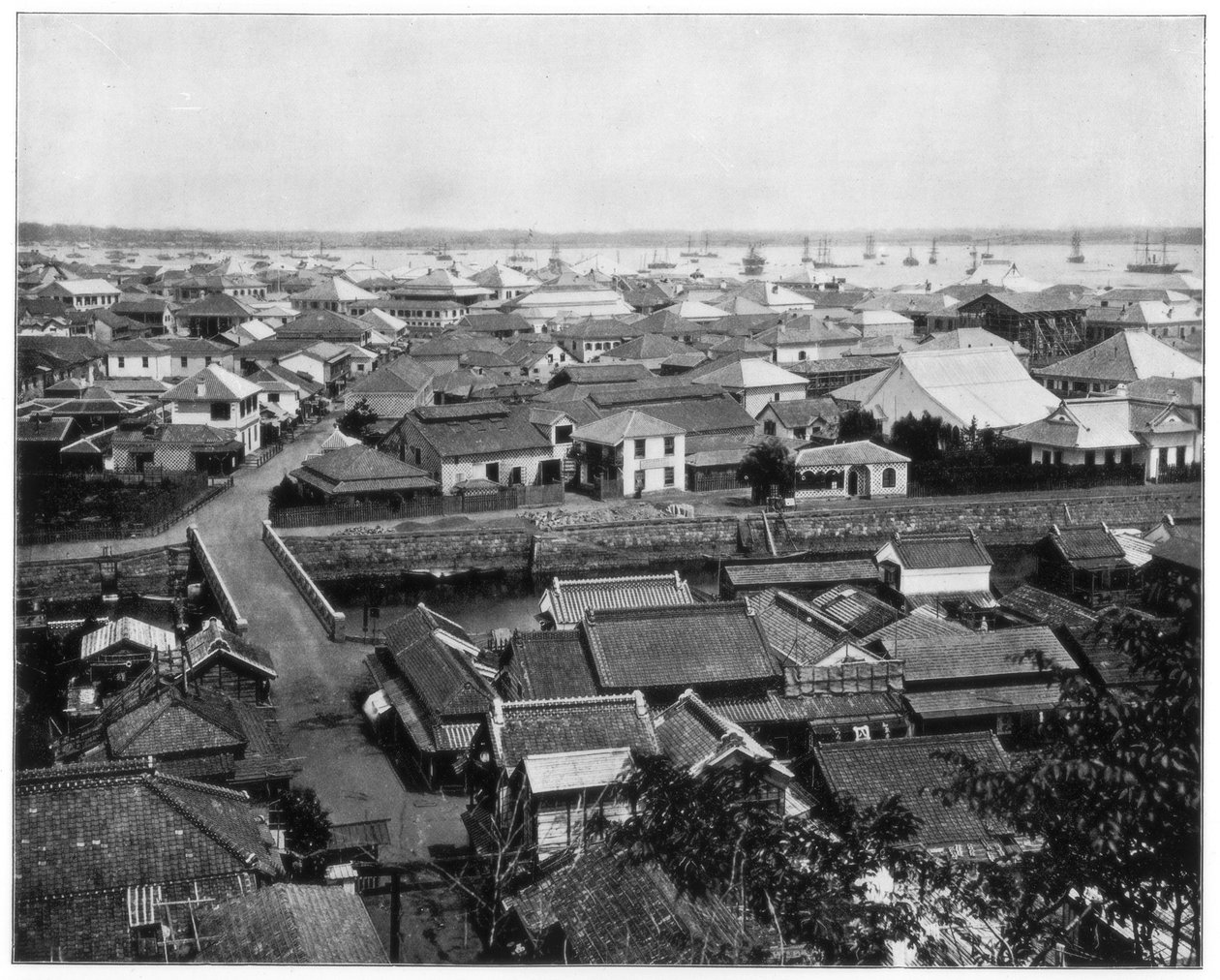 Yokohama, Japonsko, konec 19. století od John L. Stoddard