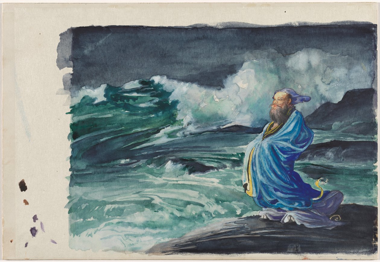 Rishi vyvolávající bouři od John La Farge