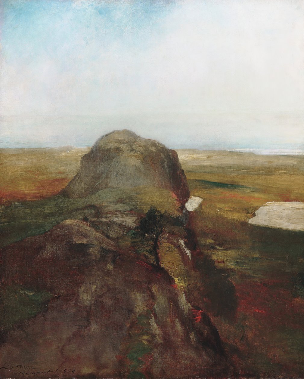 Autumn Study, View over Hanging Rock, Newport, R.I., 1868. od John La Farge