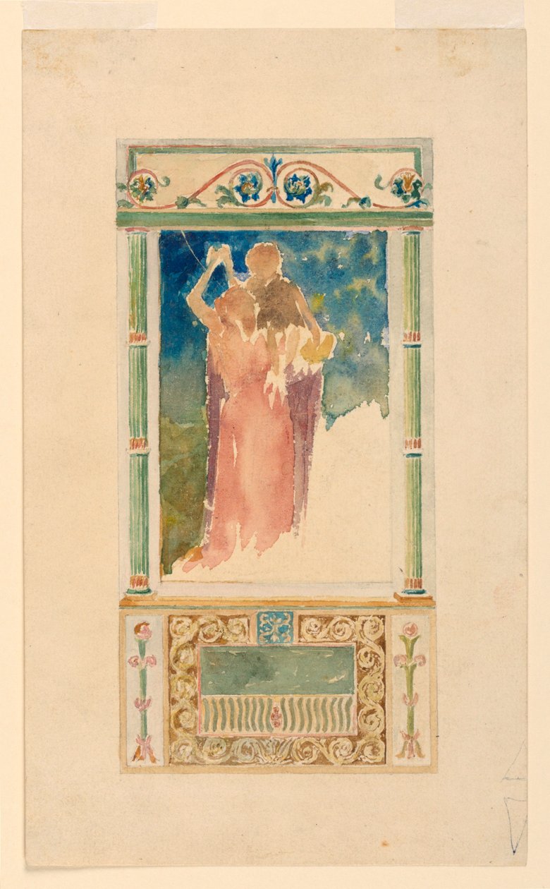 Design pro pamětní okno od John La Farge