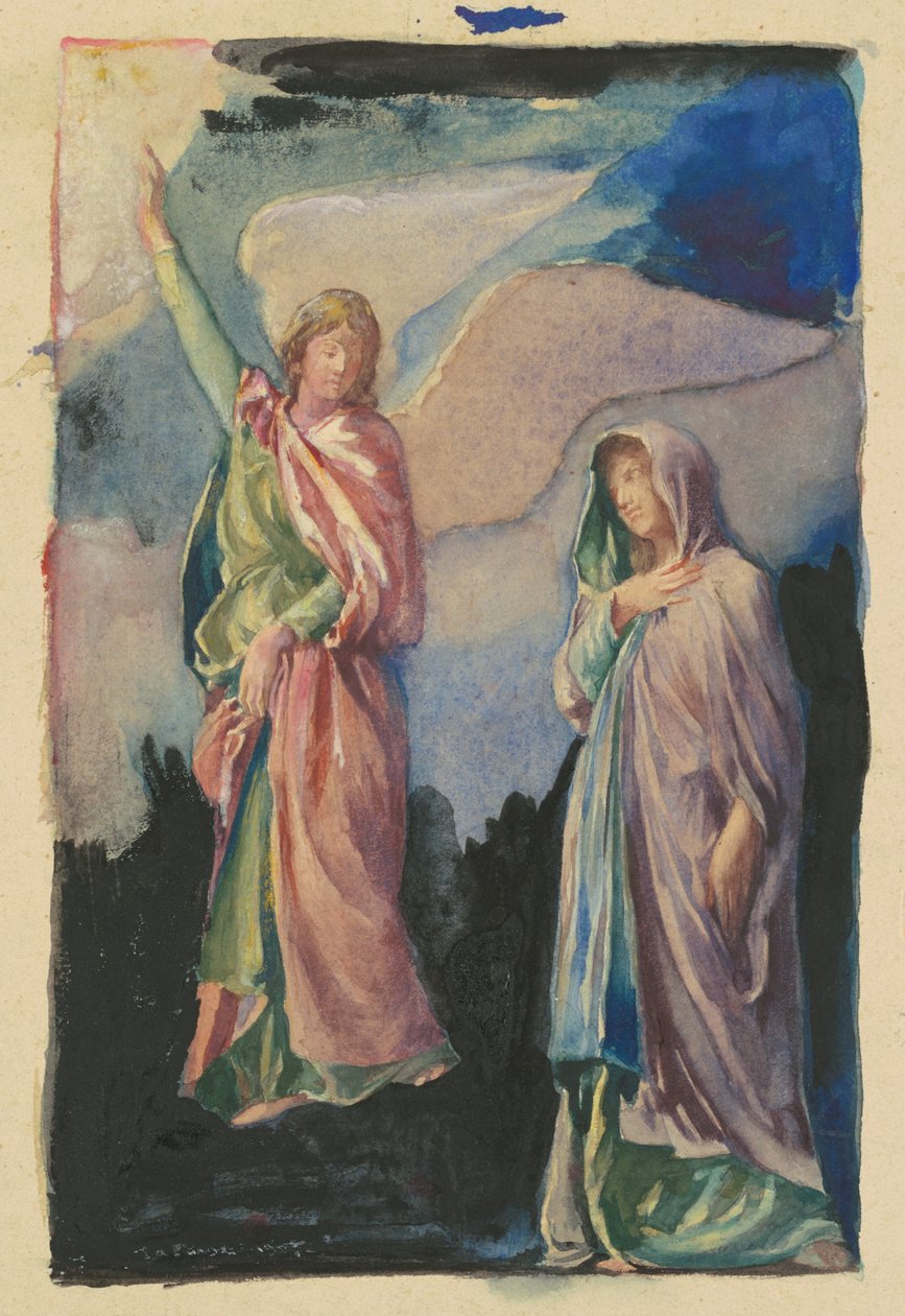 Studium "víry" a "naděje" od John La Farge