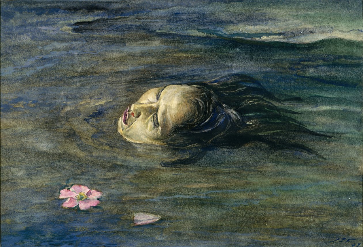 The Strange Thing Little Kiosai Saw in the River, 1897. od John La Farge