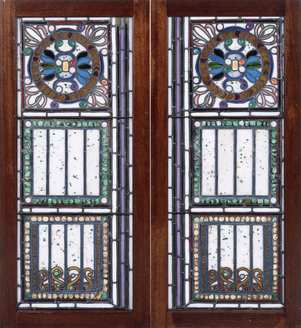 Pár oken z olovnatého skla, od John La Farge or Lafarge
