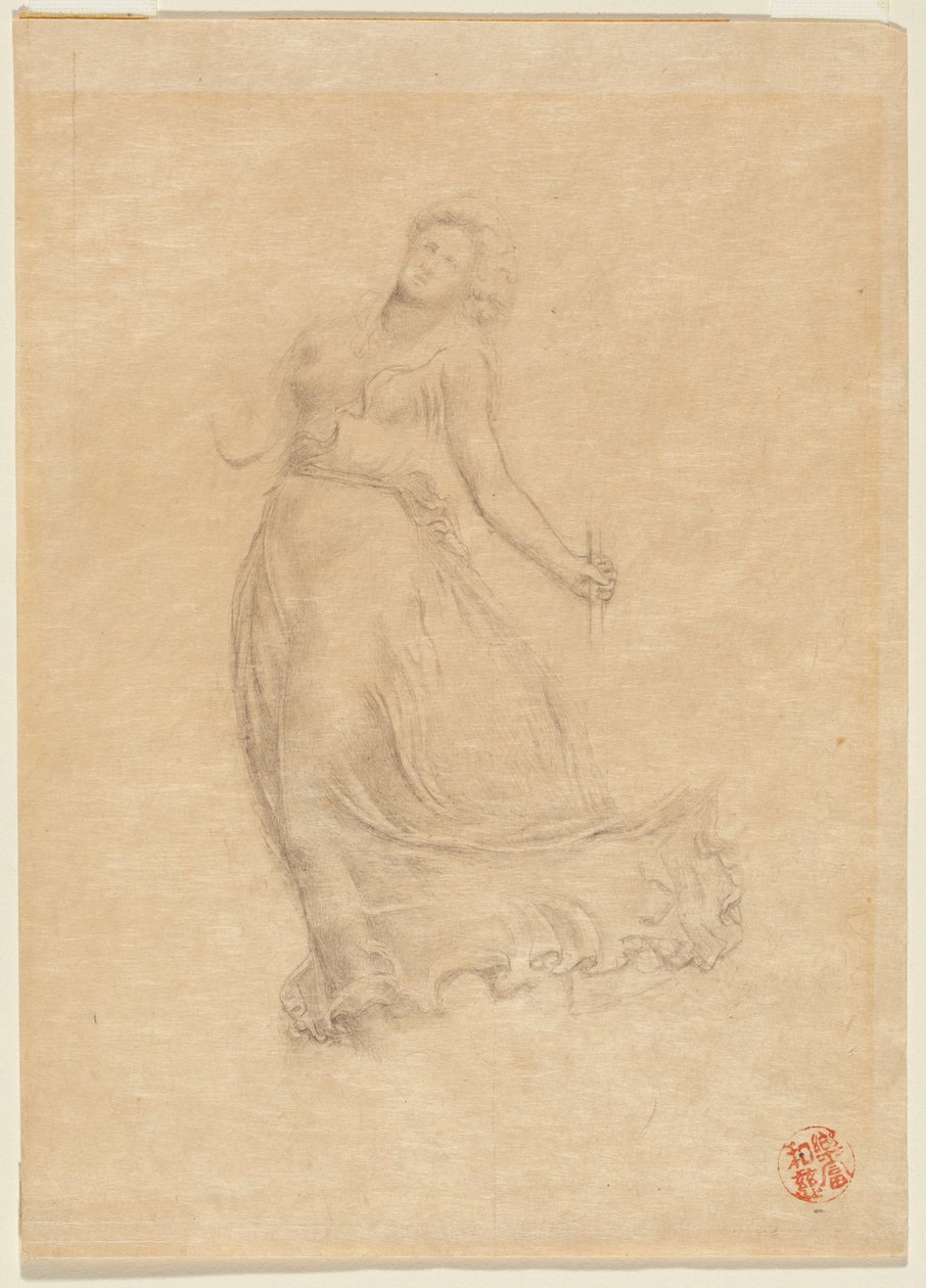 Alegorická ženská postava od John La Farge or Lafarge