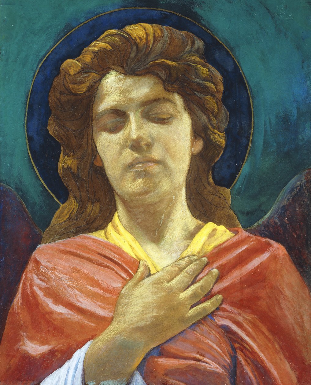 Hlava anděla, od John La Farge or Lafarge