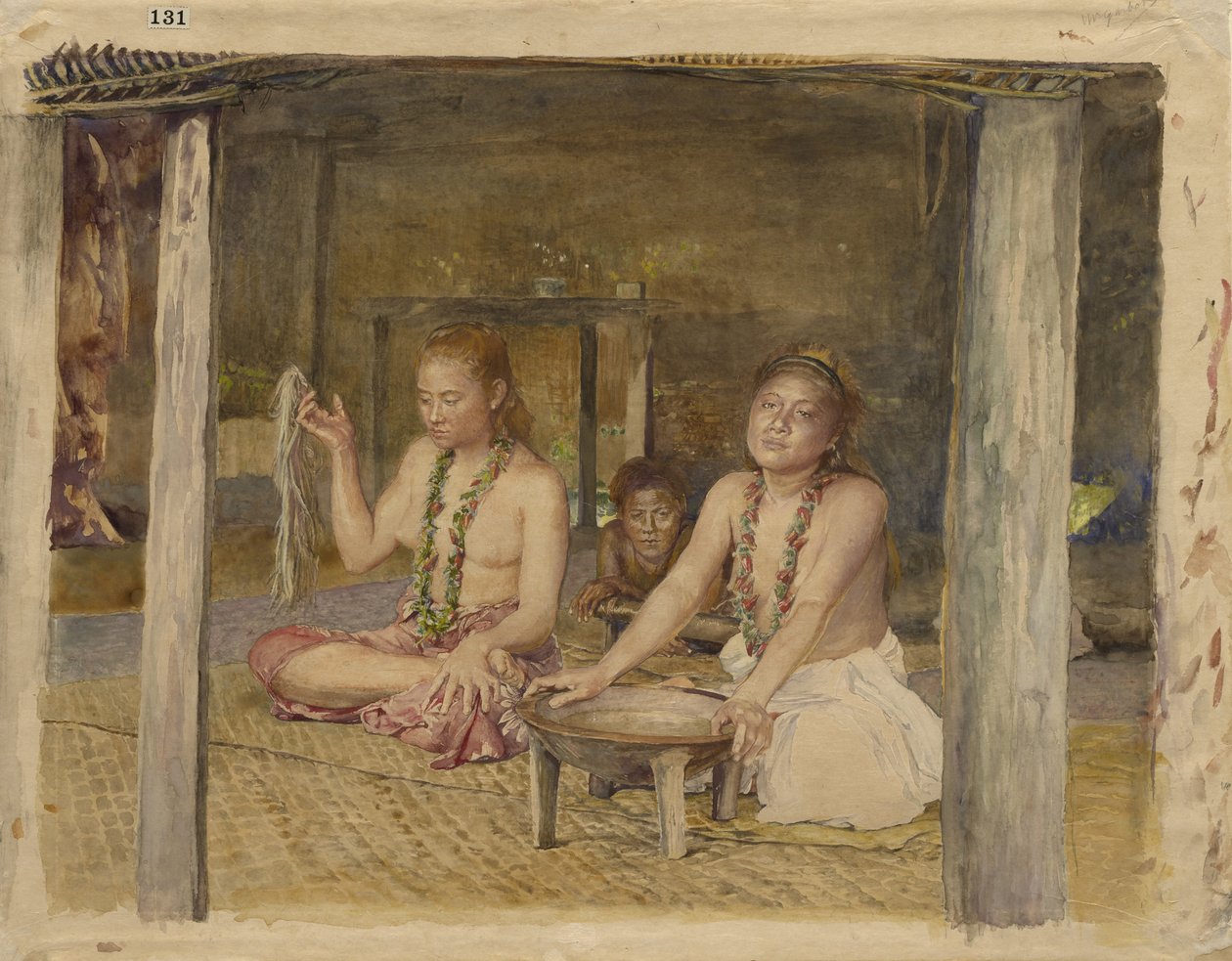 Siva se Siakumu Making Kava in Tofae