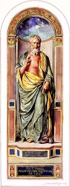 Kázání sv. Pavla, kolem roku 1900-05 od John La Farge or Lafarge