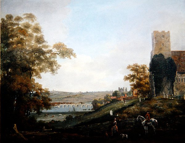 Rochester z Banks of the Medway od John Laporte
