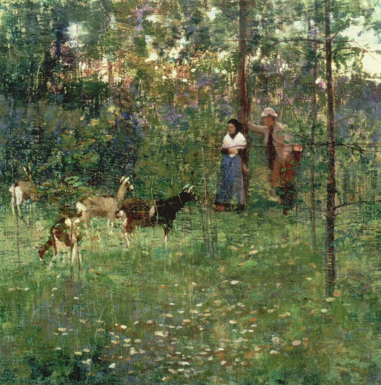 Cizinec od John Lavery
