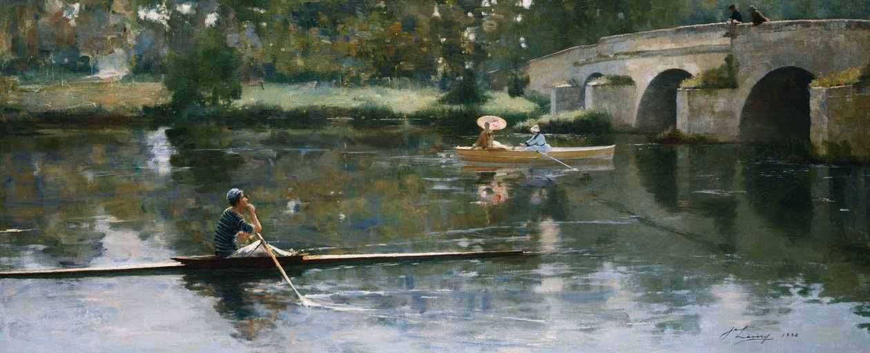 Most v Grezu od John Lavery