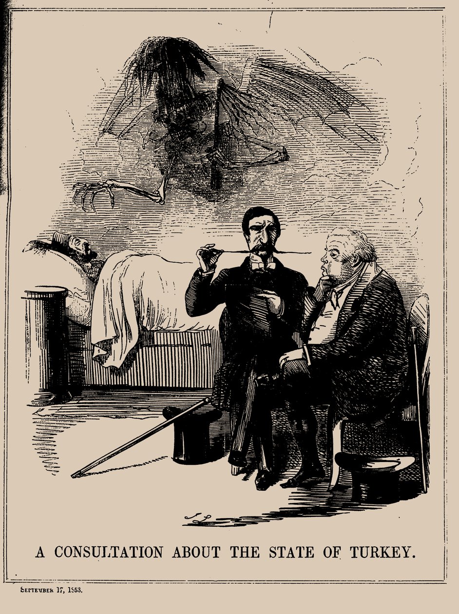 Konzultace o stavu Turecka. Punč, 17. září 1853, 1853. od John Leech