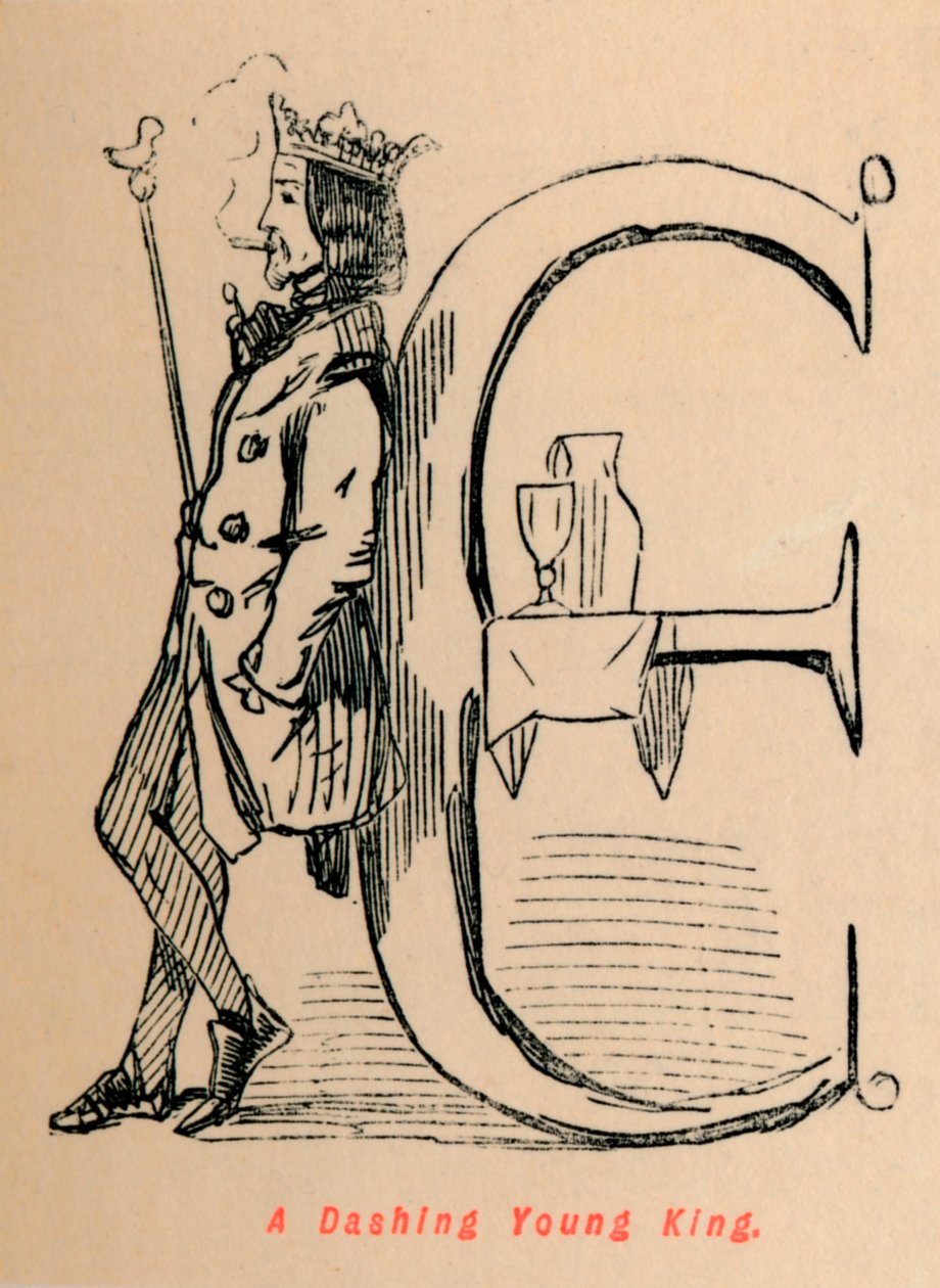 Skvostný mladý král, c1860, c1860 od John Leech