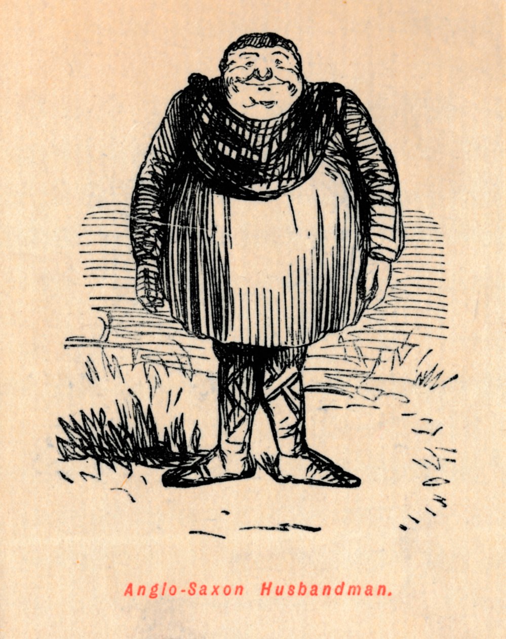 Anglosaský Husbandman, c1860, c1860 od John Leech