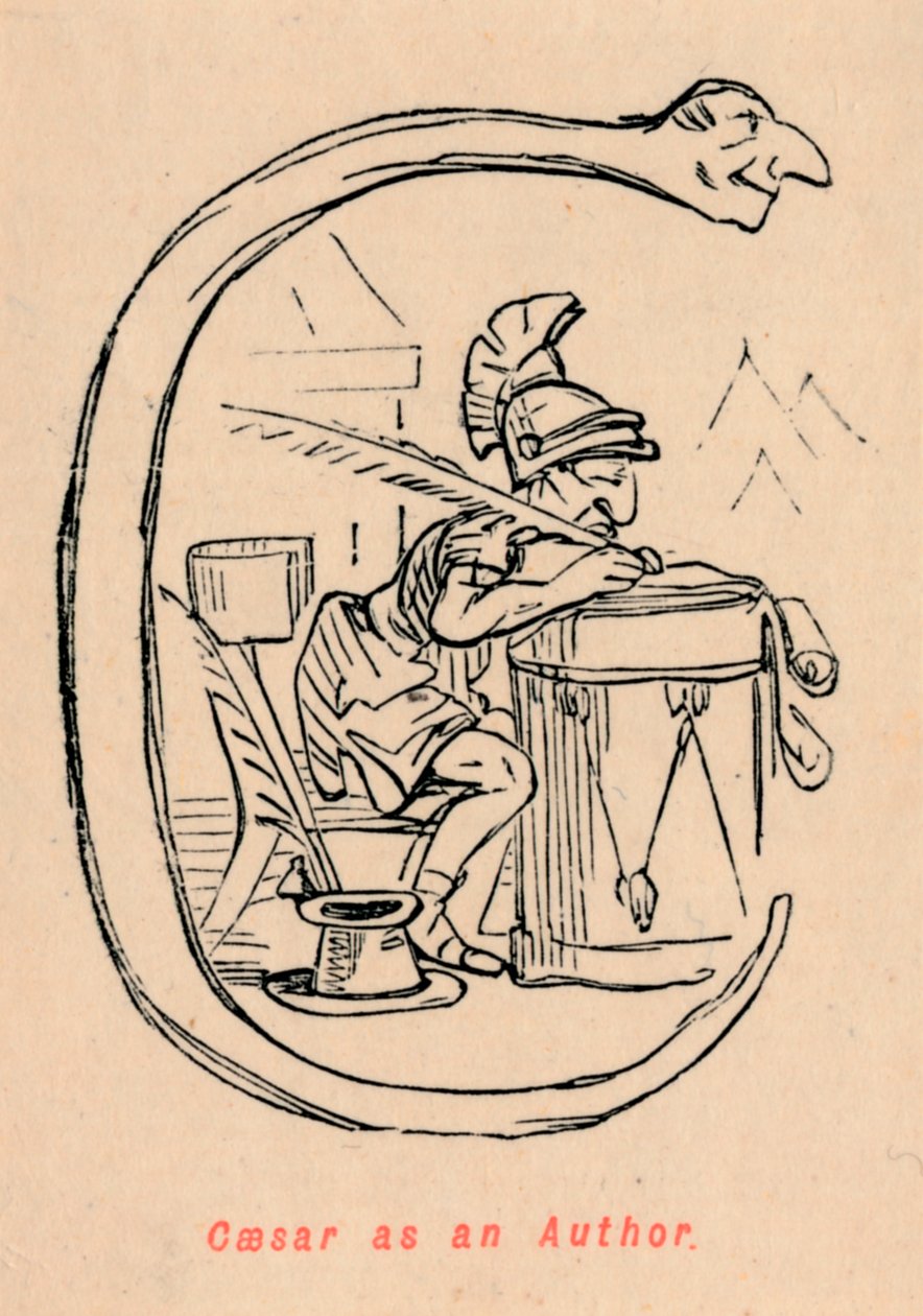 Caesar jako autor, 1852 od John Leech
