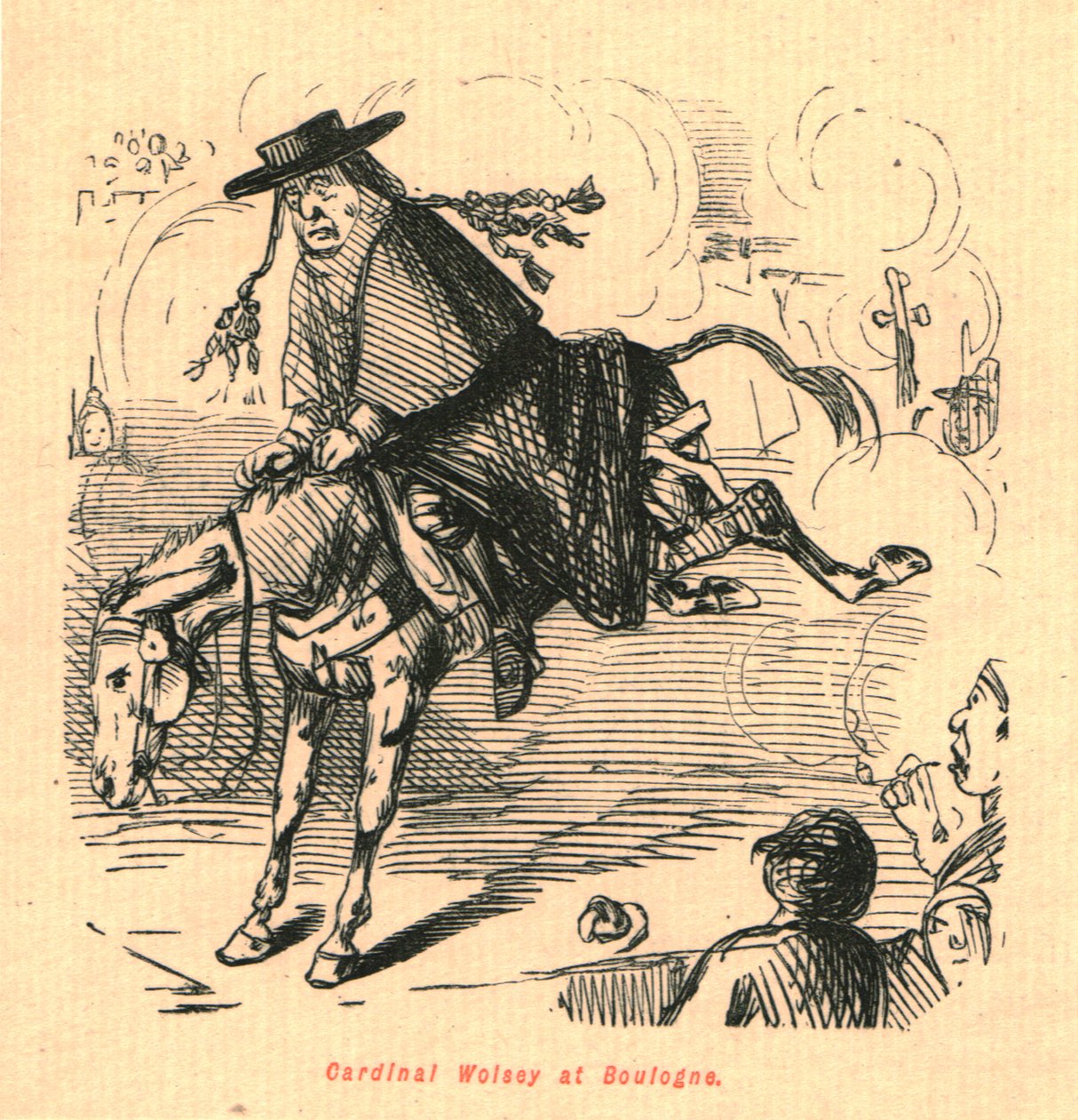 Kardinál Wolsey v Boulogne, 1897. od John Leech