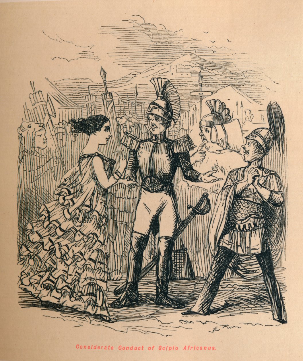 Zvažte chování Scipia Africana, 1852 od John Leech