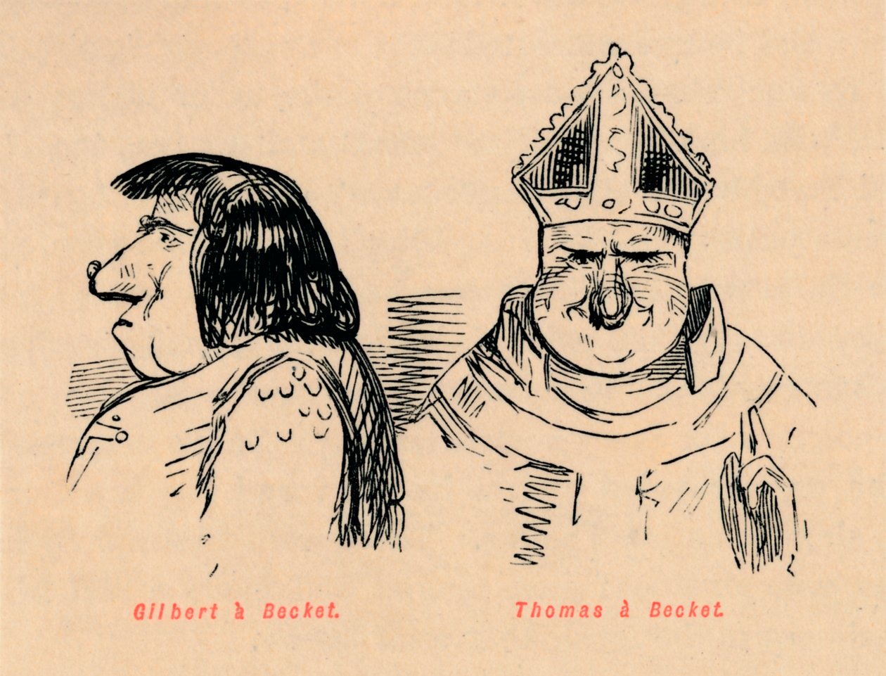 Gilbert a Becket, Thomas a Becket, c1860, c1860 od John Leech