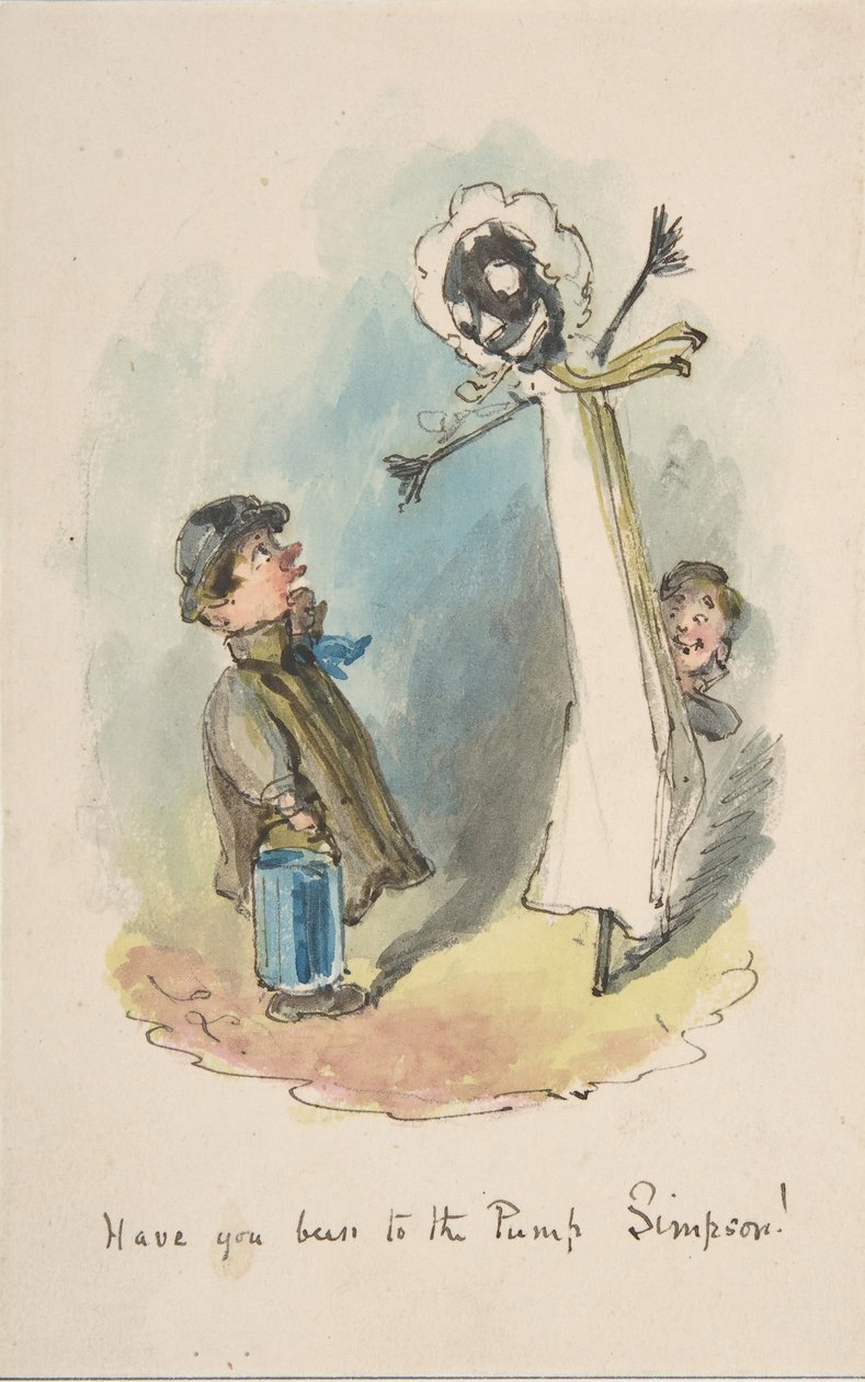 Už jste byli na pumpě, Simpson, 1837-64. od John Leech