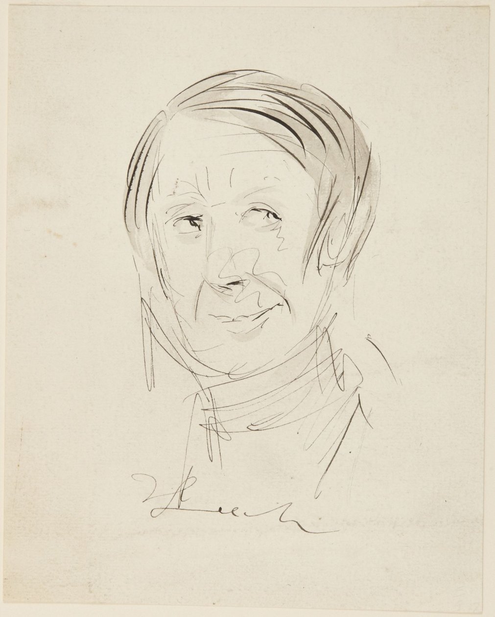 Mužova hlava od John Leech