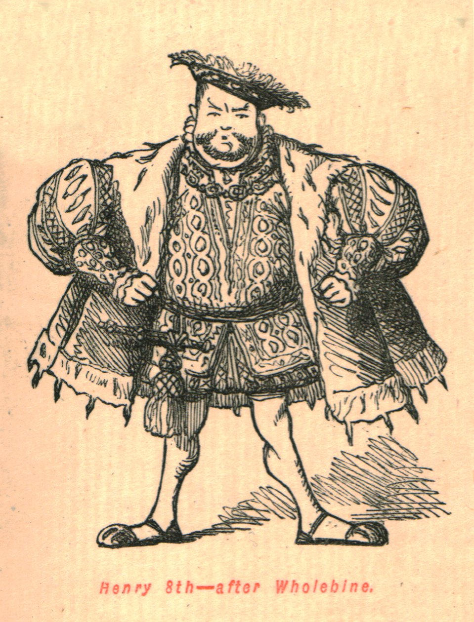 Henry 8th - po Wholebine, 1897. od John Leech