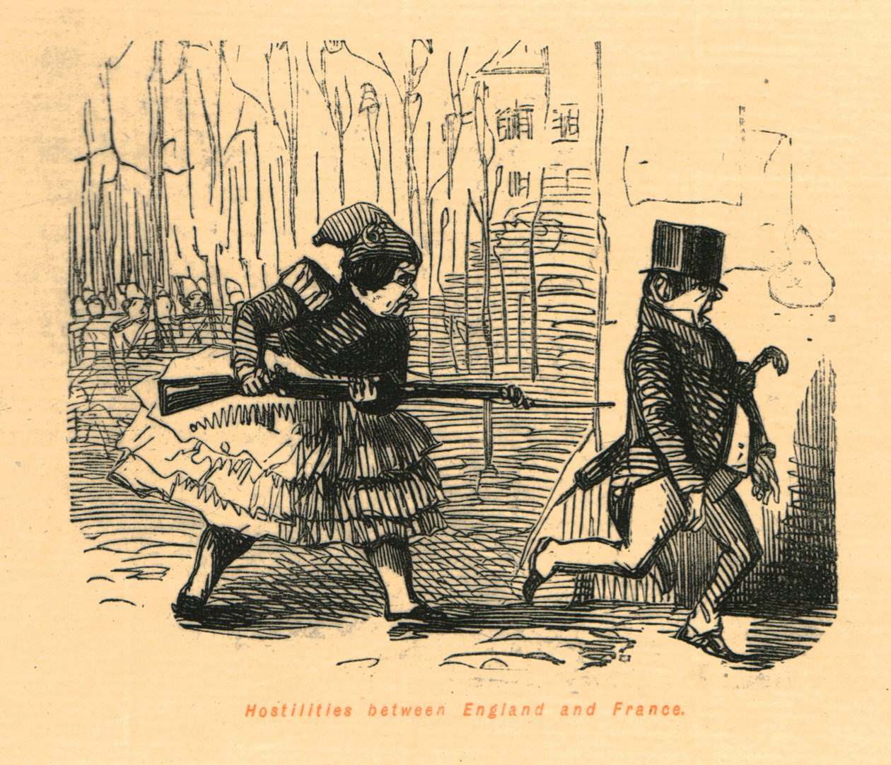 Nepřátelství mezi Anglií a Francií, 1897. od John Leech
