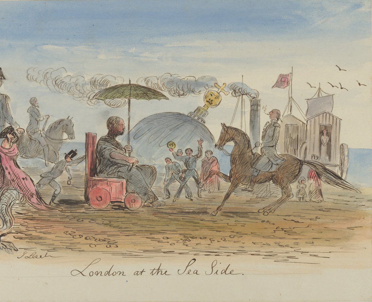 Londýn na mořské straně, 1830-64. od John Leech