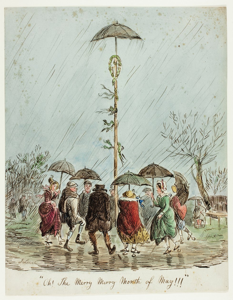 Ach! Šťastný, veselý měsíc květen!!! od John Leech