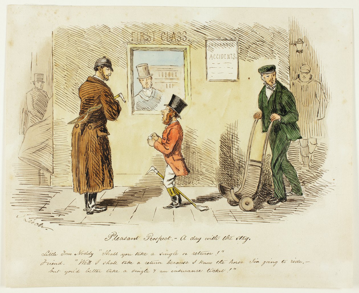 Příjemná vyhlídka: Den s jelenem od John Leech