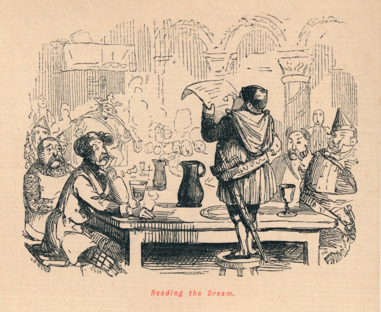 Reading the Dream, c1860, c1860 od John Leech