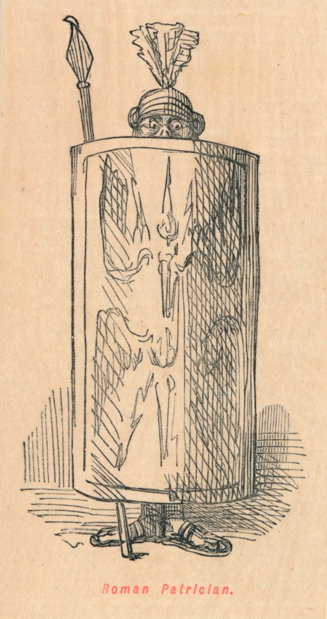 Římský patricij, 1852 od John Leech