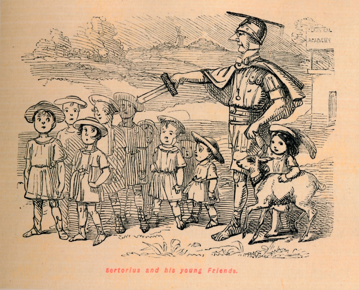 Sertorius a jeho mladí přátelé, 1852 od John Leech