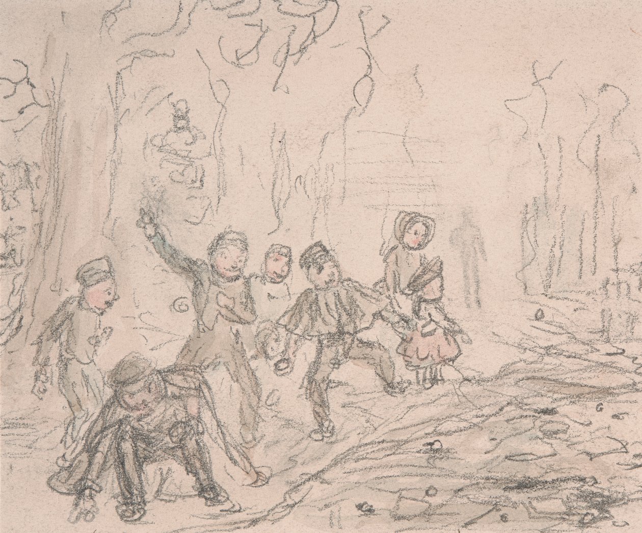 Sněhové koule od John Leech