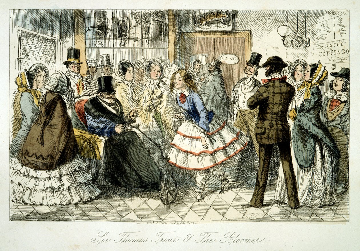 Vezmeme vody v Handley Spa, 1845 od John Leech