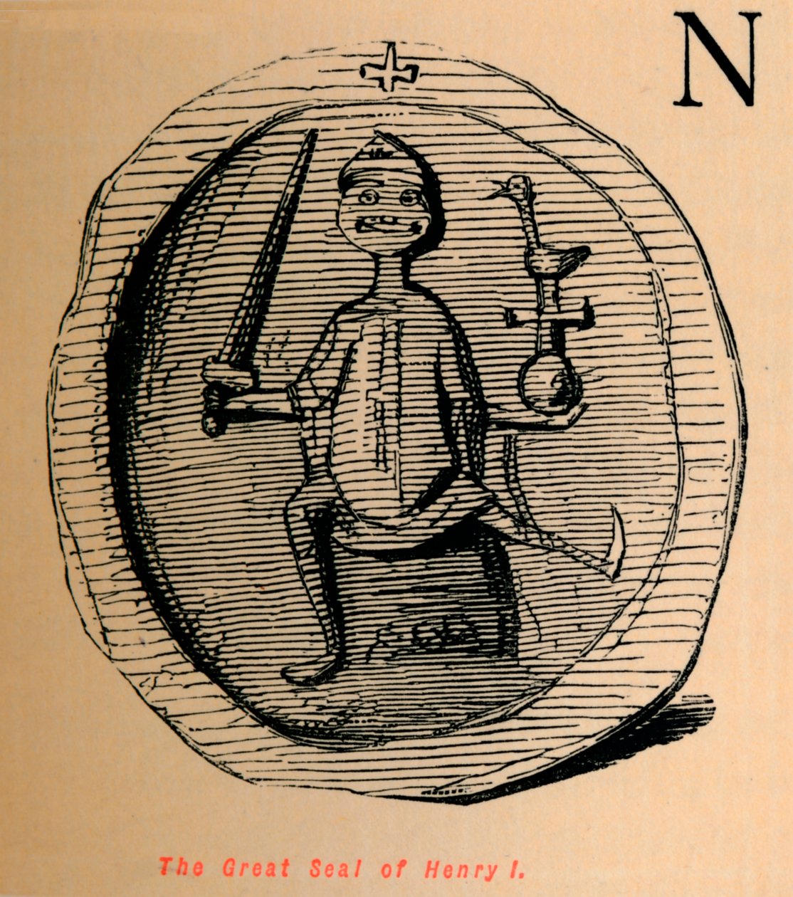 Velká pečeť Jindřicha I., c1860, c1860 od John Leech
