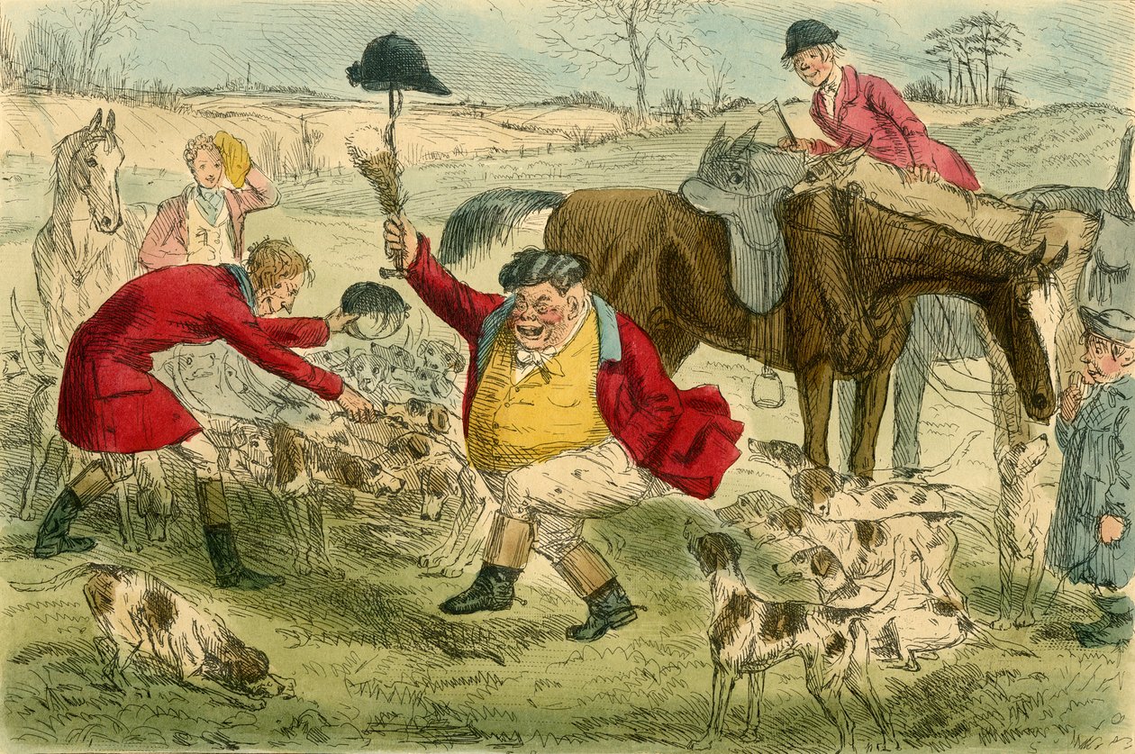 The Kill, na The Cat & Custard Pot Day, c1854. od John Leech