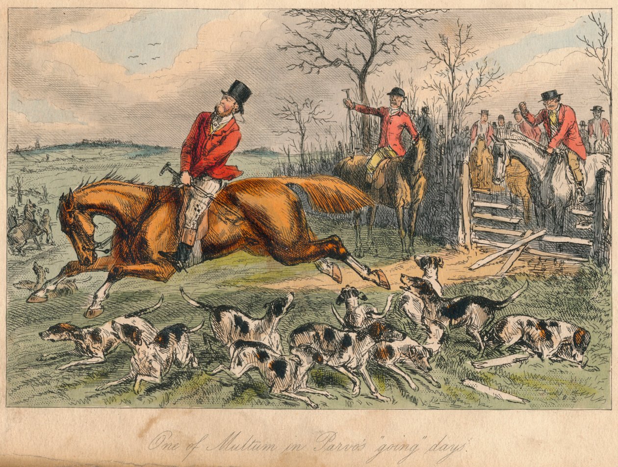 Jeden z dnů Multum v Parvos, 1865. Umělci: John Leech, Hablot Knight Browne. od John Leech and Hablot Knight Browne