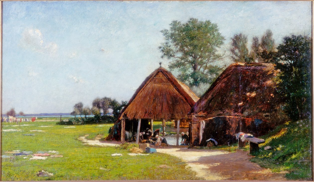 Washing Place, Normandie, kolem roku 1918 od John Leslie Thomson