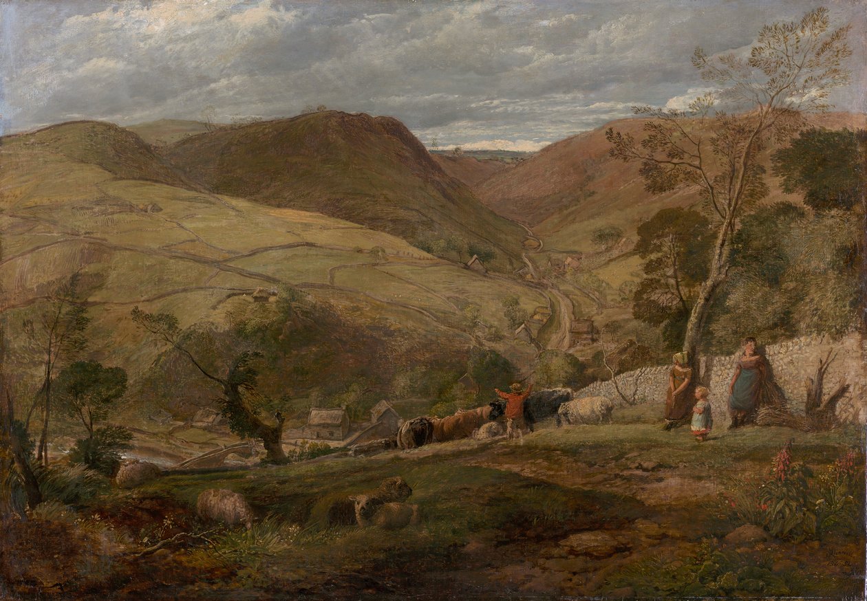 Hanson Toot, Pohled v Dovedale od John Linnell