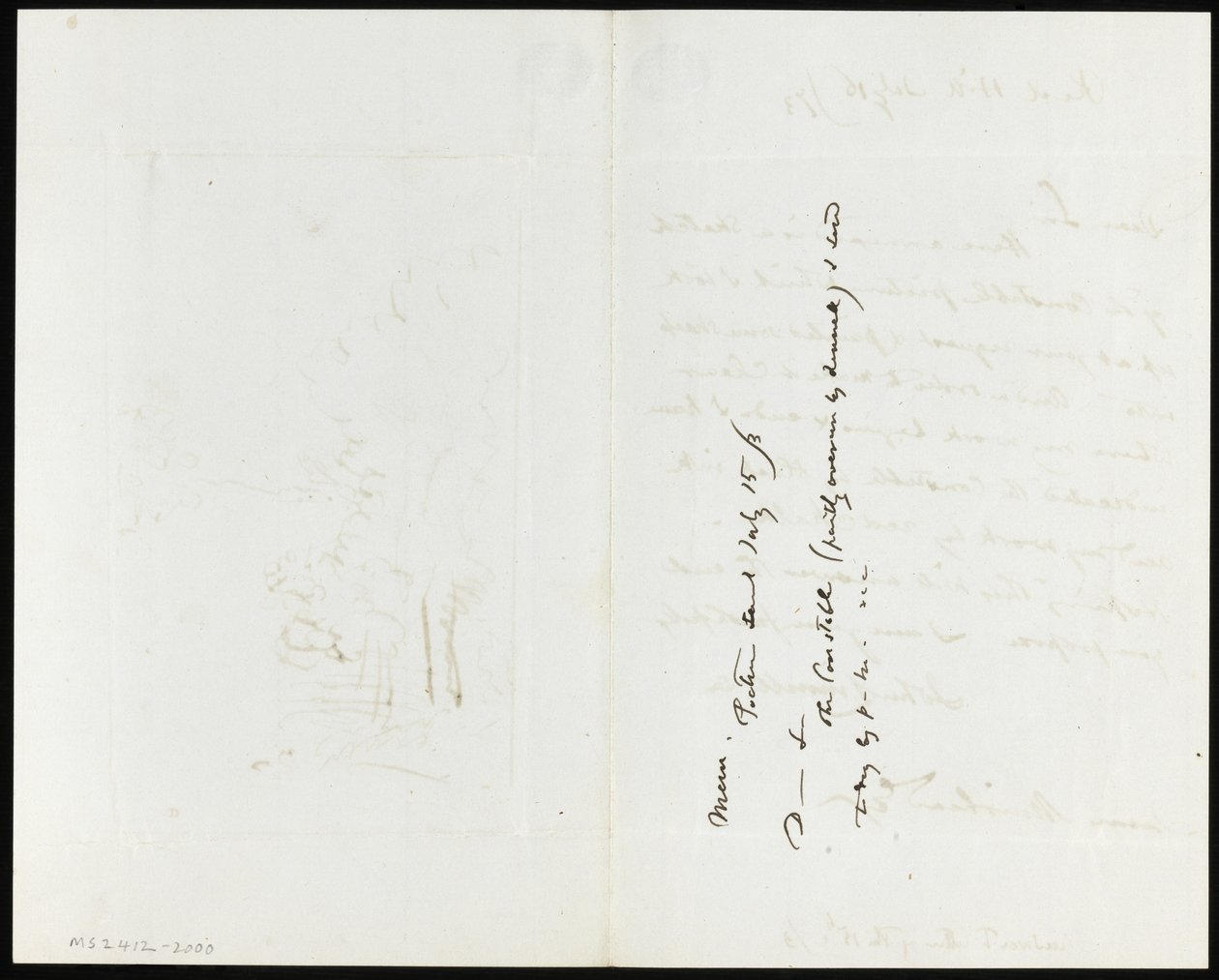 Dopis Jamesi Muirheadovi od John Linnell