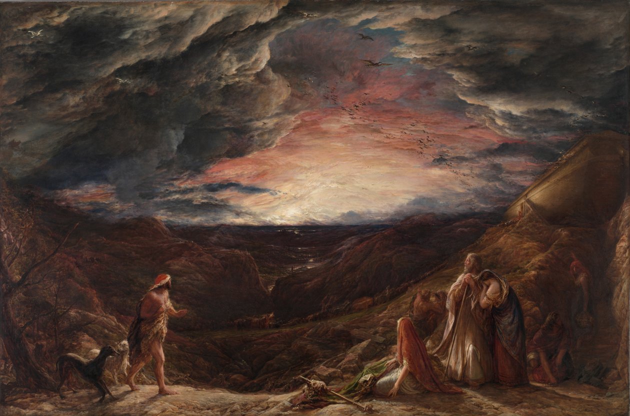 Noe: Předvečer potopy, 1848 od John Linnell