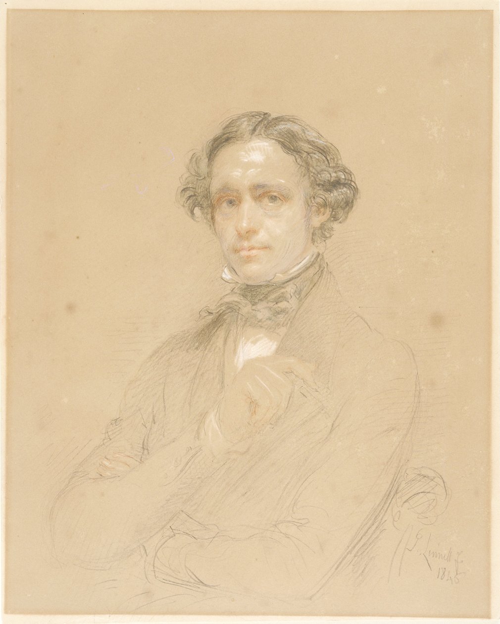 Portrét gentlemana od John Linnell