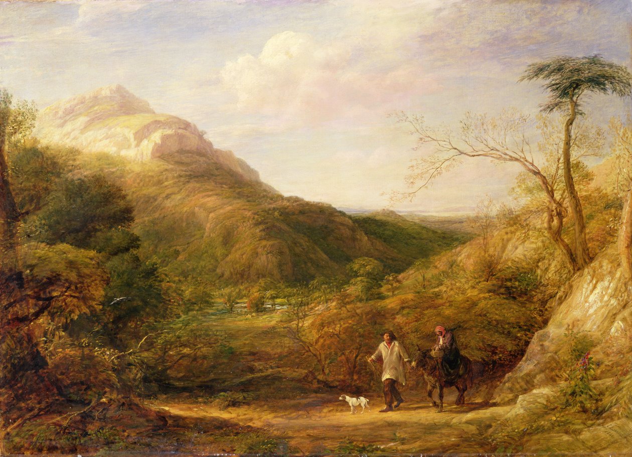 Útěk do Egypta od John Linnell