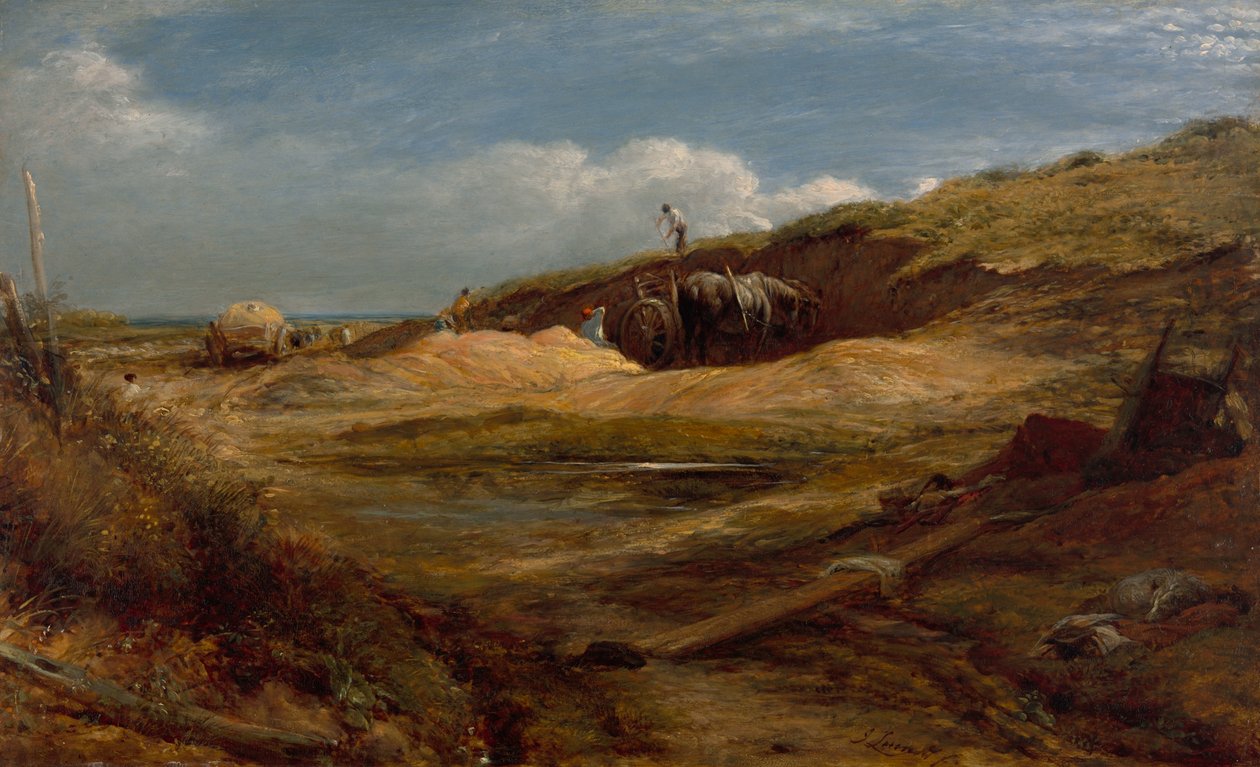 Pískovny, Hampstead Heath od John Linnell