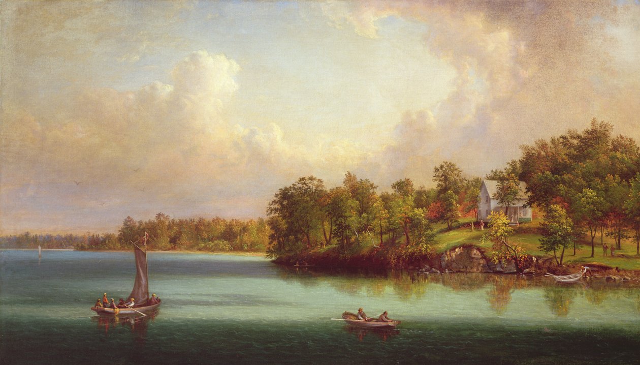 Letní den na jezeře, c.1880 od John Linton Chapman