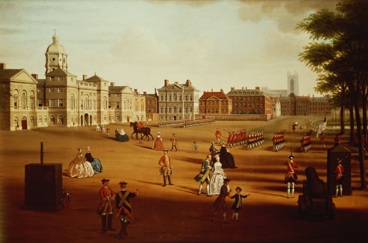 2. Footguards (Coldstream) na přehlídce Horse Guards