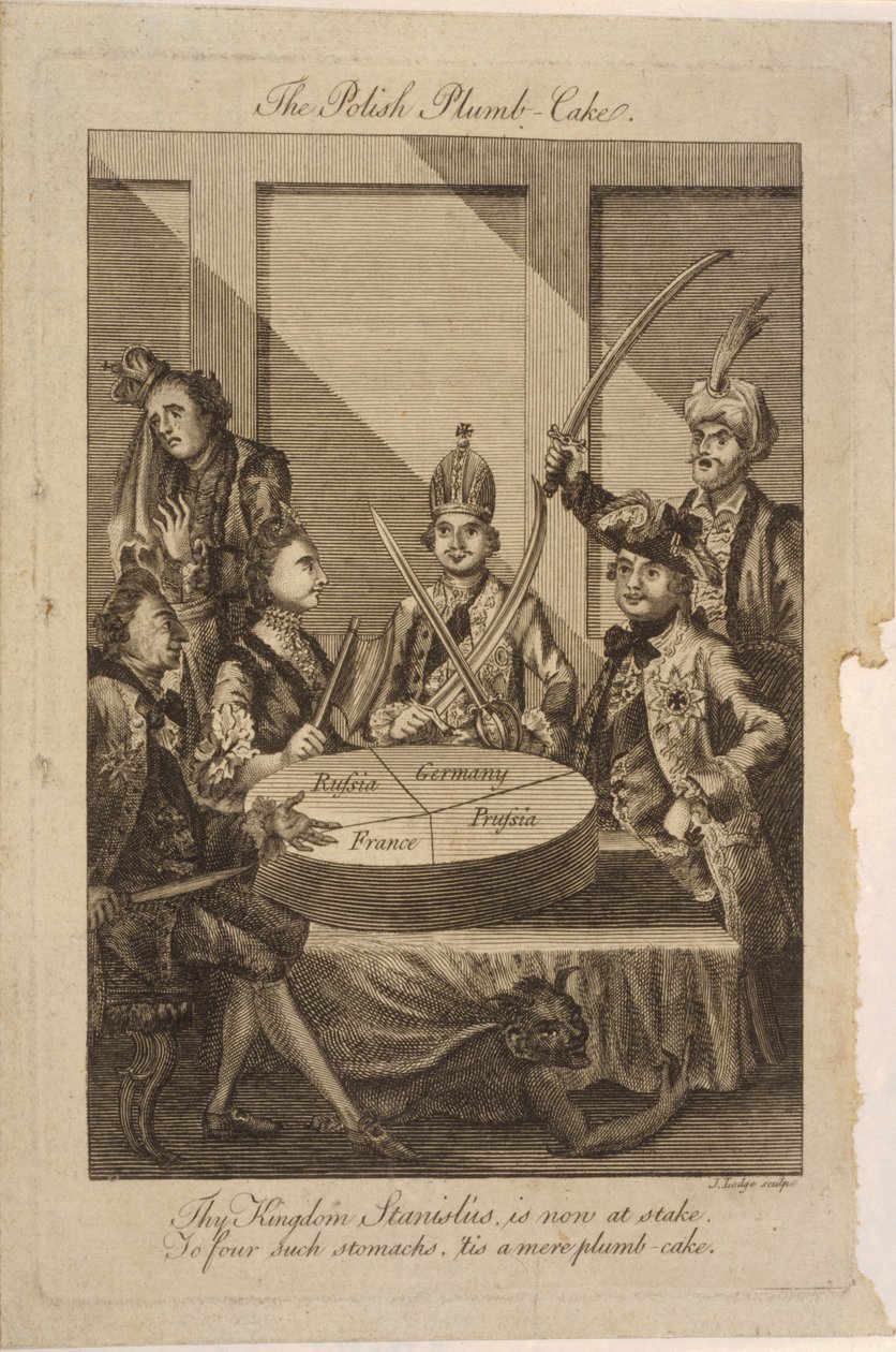Polský plum-cake, 1772 od John Lodge